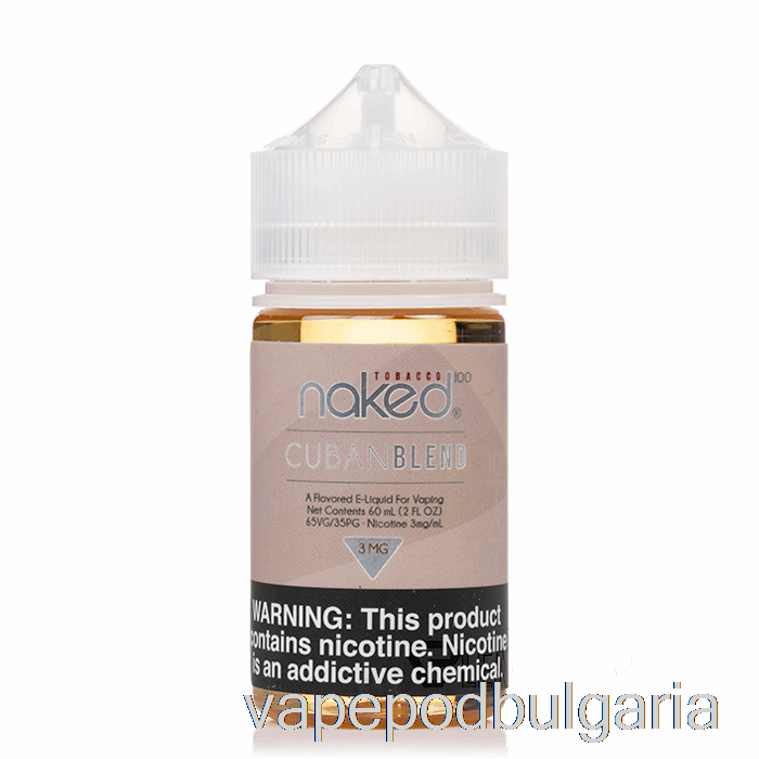 Vape Bulgaria Cuban Blend - Naked 100 Tobacco - 60ml 0mg